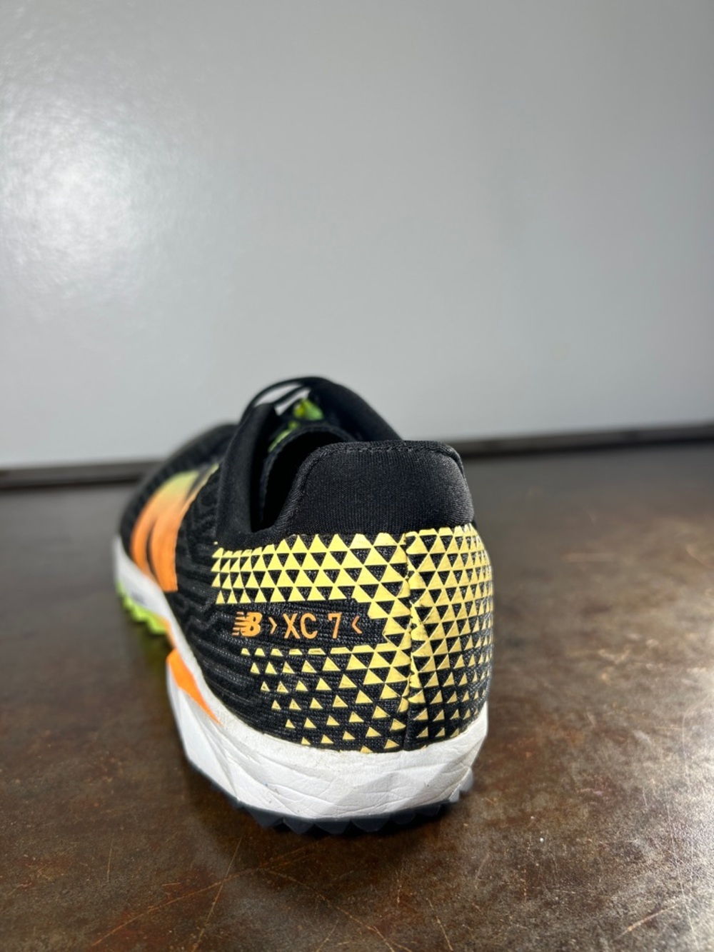 New Balance Fuel Cell XC7 Running Shoes Orange,Neon Yellow Accents Men’s Size 7 - Picture 4 of 16